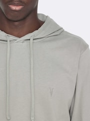 AllSaints Grey Brace Over The Head Hoodie - Image 4 of 8