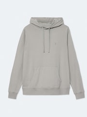 AllSaints Grey Brace Over The Head Hoodie - Image 8 of 8