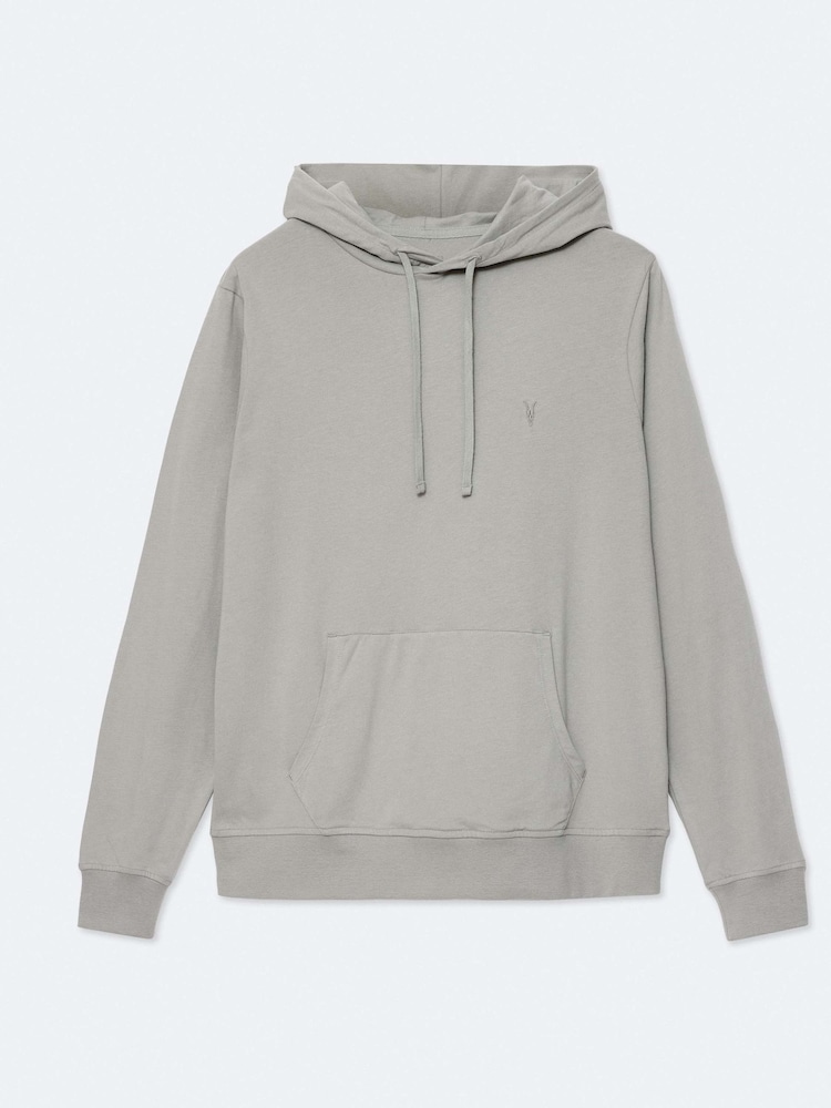 AllSaints Grey Brace Over The Head Hoodie - Image 8 of 8 AllSaints Grey Brace Over The Head Hoodie - Image 8 of 8