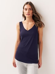 Blue Navy Slouch Vest - Image 1 of 4