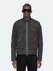 AllSaints Grey Kirk Jacket - Image 1 of 8