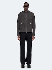AllSaints Grey Kirk Jacket - Image 3 of 8