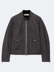 AllSaints Grey Kirk Jacket - Image 8 of 8