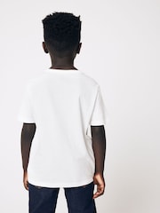 Gap White Logo Short Sleeve Crew Neck T-Shirt (Newborn-5yrs) - Image 2 of 7