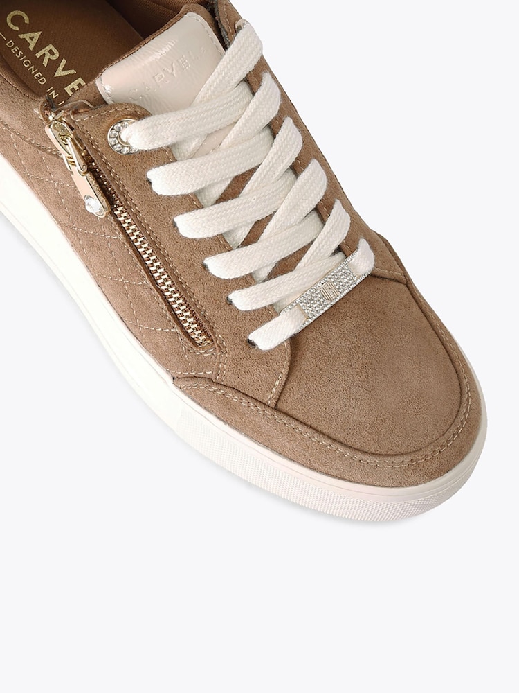 Carvela Natural Jive Zip Trainers - Image 5 of 5 Carvela Natural Jive Zip Trainers - Image 5 of 5