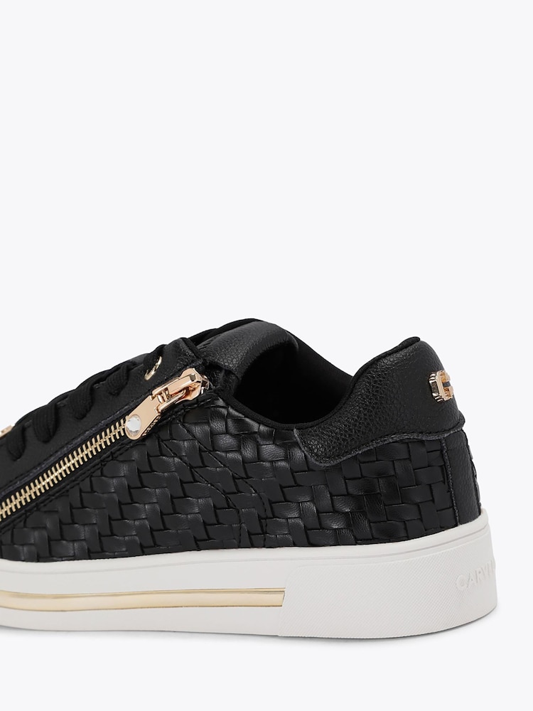 Carvela Black Daniella Zip Weave Trainers - Image 5 of 5 Carvela Black Daniella Zip Weave Trainers - Image 5 of 5