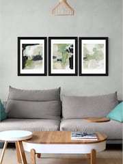 East End Prints Set of 3 Green Wall Prints Set by Dan Hobday - Image 1 of 2