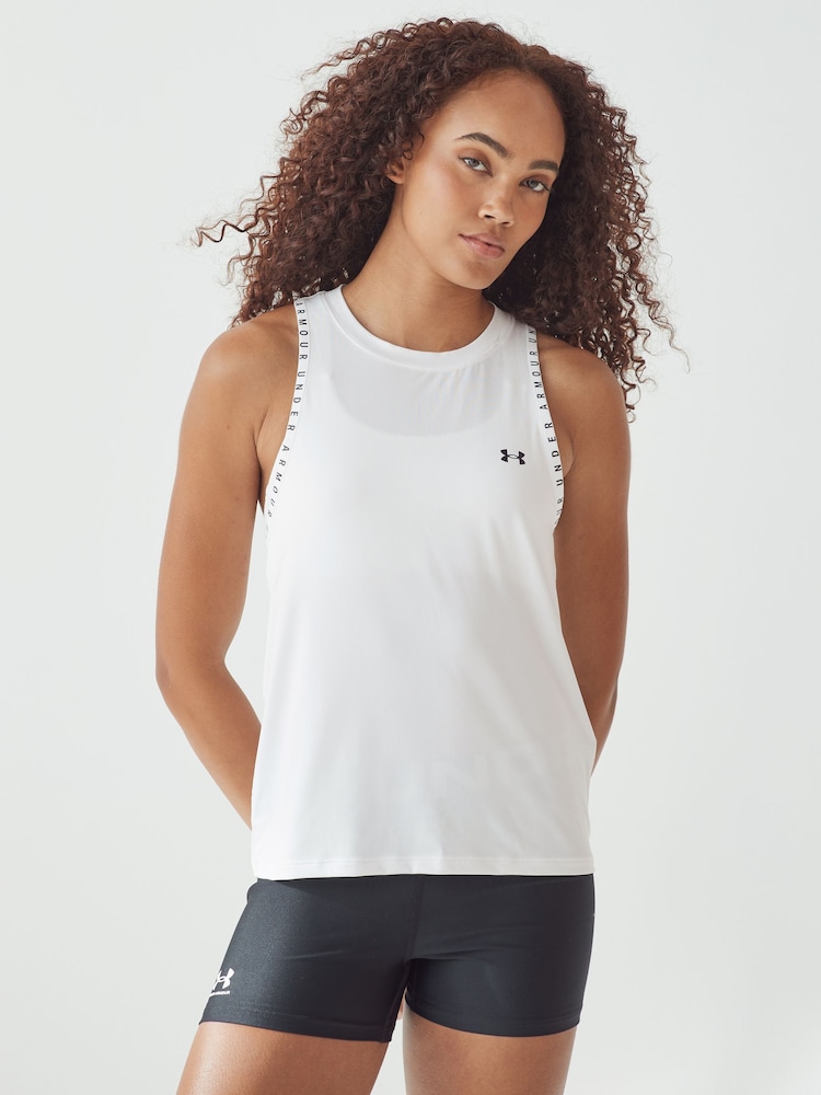 Under Armour White Knockout Novelty Tank - Image 1 of 6