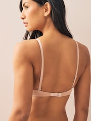 Black/Praline Nude Push Up Padded Non Wired Smoothing Bras 2 Pack A-E - Image 5 of 11