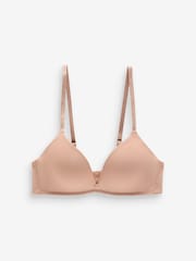 Black/Praline Nude Push Up Padded Non Wired Smoothing Bras 2 Pack A-E - Image 7 of 11