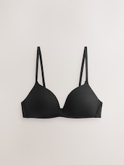 Black/Praline Nude Push Up Padded Non Wired Smoothing Bras 2 Pack A-E - Image 8 of 11