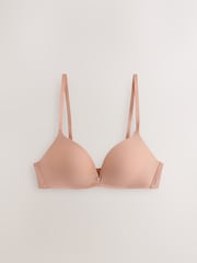 Black/Praline Nude Push Up Padded Non Wired Smoothing Bras 2 Pack A-E - Image 9 of 11