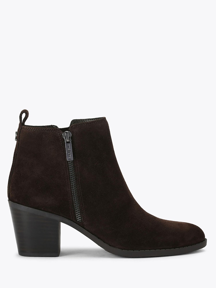 Carvela Brown Salvetti Zip Ankle Boots - Image 2 of 5 Carvela Brown Salvetti Zip Ankle Boots - Image 2 of 5