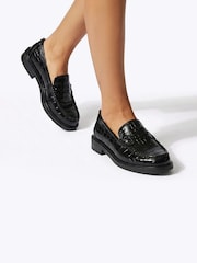 Carvela Black Lentini Loafer Shoes - Image 1 of 5