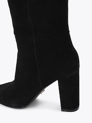 Чорний - Carvela Civita Suede Over The Knee Boots - Image 5 of 5