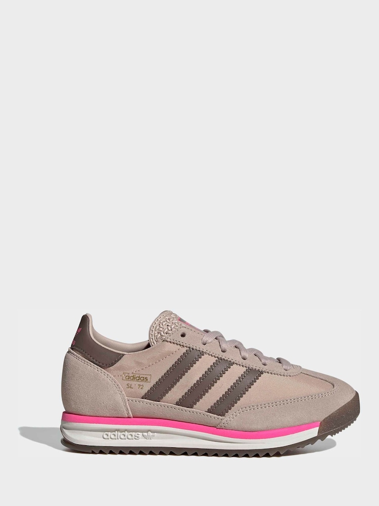 adidas Originals Brown Sl 72 Rs Shoes - Image 1 of 9 adidas Originals Brown Sl 72 Rs Shoes - Image 1 of 9