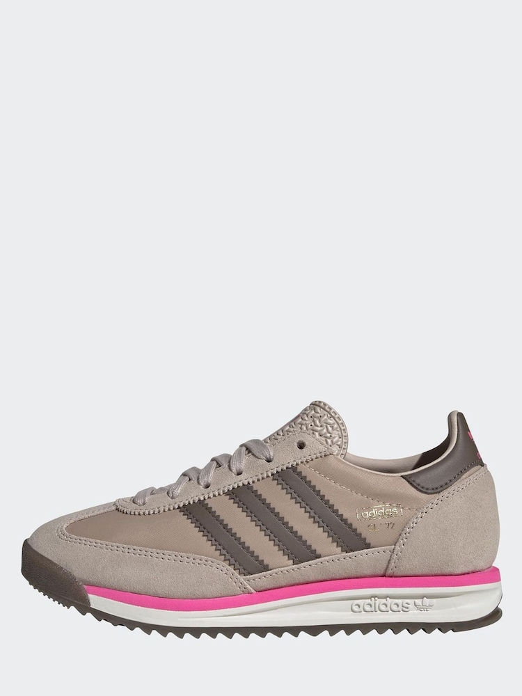 adidas Originals Brown Sl 72 Rs Shoes - Image 2 of 9 adidas Originals Brown Sl 72 Rs Shoes - Image 2 of 9