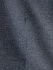 Bleu marine - Gilet de costume à chevrons à coupe régulière - Image 8 de 8