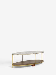Dark Chester Marble Coffee Table - Image 6 of 9