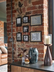 Set of 5 Black Hanging Salvage Picture Frames - Image 2 of 6