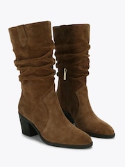 Carvela Natural Salvetti Slouch Boots - Image 3 of 5
