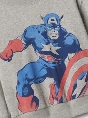 Gap Grey Marvel Graphic Sweatshirt (6mths-5yrs) - Image 3 of 3