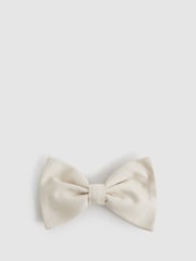 Reiss Ivory Boyle Grosgrain Silk Bow Tie - Image 1 of 5