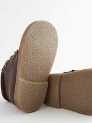 Chocolate Brown Stitchdown Boots with Inside Zip - Image 5 of 5