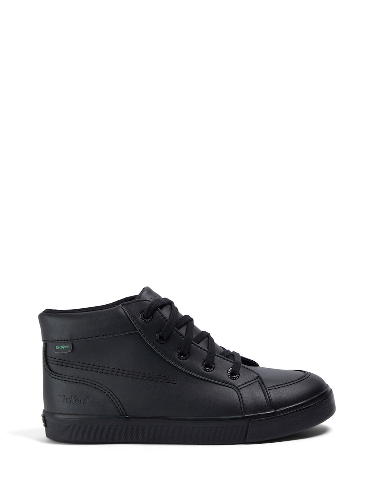 Kickers Black Unisex Youth Tovni Hi Vegan Shoes - Image 1 of 6