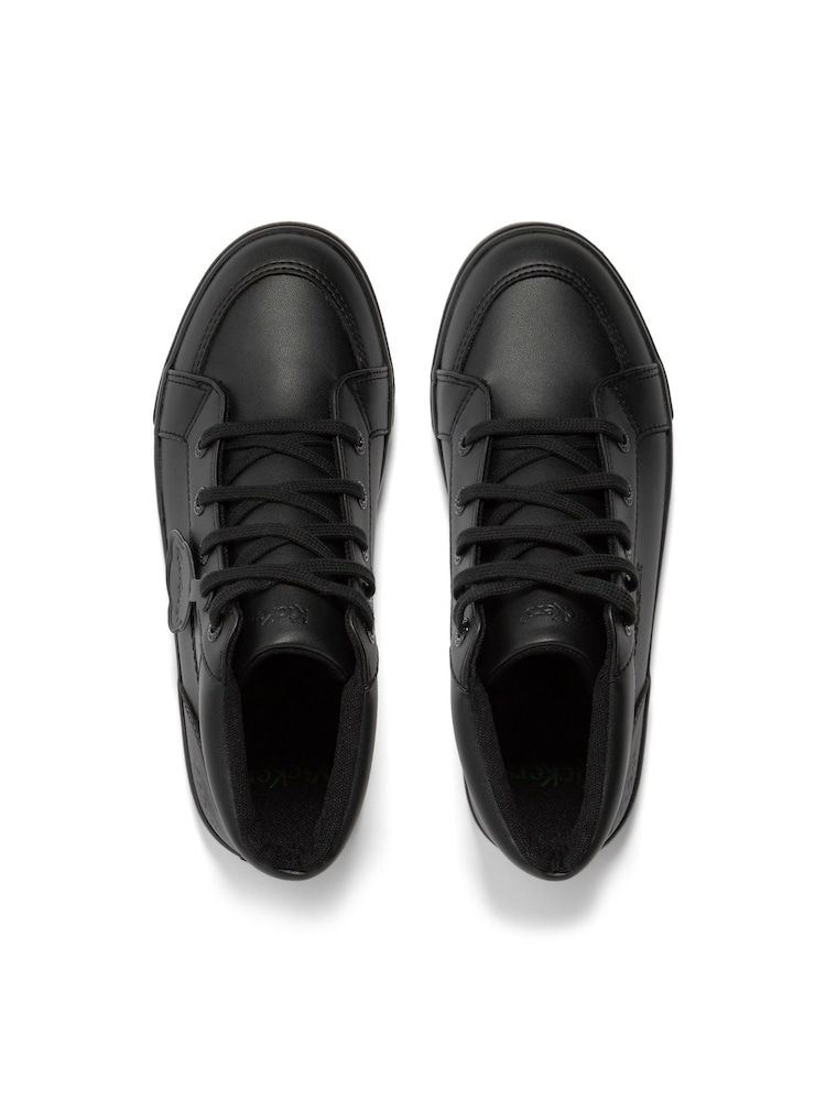 Kickers Black Unisex Youth Tovni Hi Vegan Shoes - Image 6 of 6