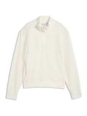 Puma White Boulder Half-Zip Golf Jacket - Image 1 of 2