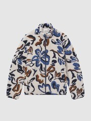 Reiss Multi Cadet Relaxed Sherpa Zip-Through Jacket - Image 2 of 5