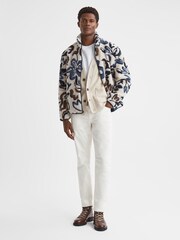Reiss Multi Cadet Relaxed Sherpa Zip-Through Jacket - Image 3 of 5
