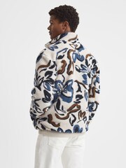 Reiss Multi Cadet Relaxed Sherpa Zip-Through Jacket - Image 5 of 5