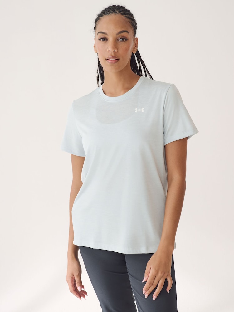 Under Armour Grey Tech Twist Crew Neck T-Shirt - Image 1 of 7
