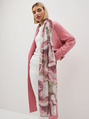 Pink Marble Lightweight Scarf - Image 1 of 4