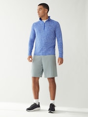 Under Armour Bright Blue Tech Quarter Zip Fleece - Image 2 of 7