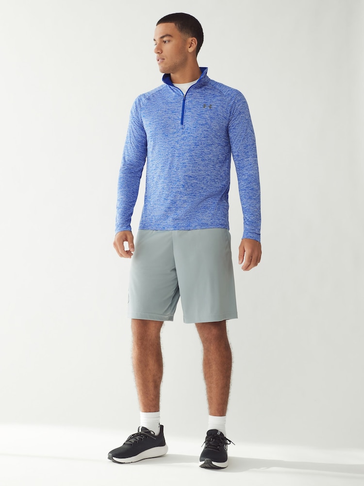 Under Armour Bright Blue Tech Quarter Zip Fleece - Image 2 of 7