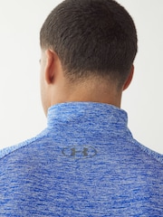 Under Armour Bright Blue Tech Quarter Zip Fleece - Image 5 of 7