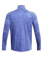 Under Armour Bright Blue Tech Quarter Zip Fleece - Image 7 of 7
