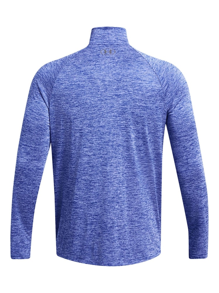 Under Armour Bright Blue Tech Quarter Zip Fleece - Image 7 of 7
