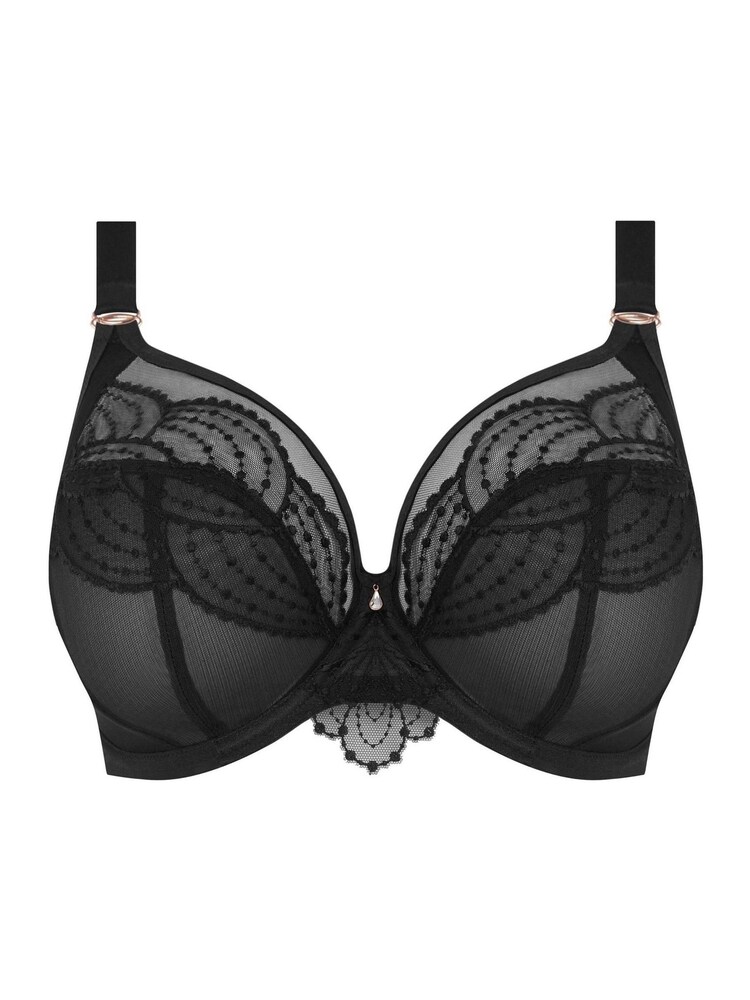 Elomi Black Priya Under Wire Plunge Bra - Image 3 of 3 Elomi Black Priya Under Wire Plunge Bra - Image 3 of 3