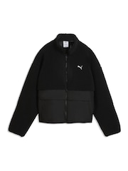 Puma Black Re:Fibre Fleece Relaxed Jacket - Image 5 of 6