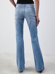 Mid Blue Denim Low Bootcut Jeans - Image 3 of 5