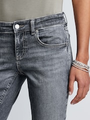 Grey Low Bootcut Jeans - Image 3 of 6