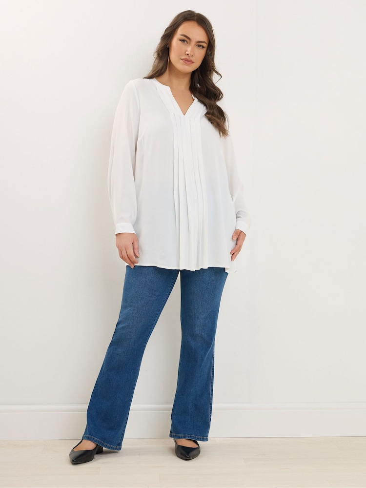 Evans Bluse mit gekerbtem Ausschnitt - Bild 2 von 4