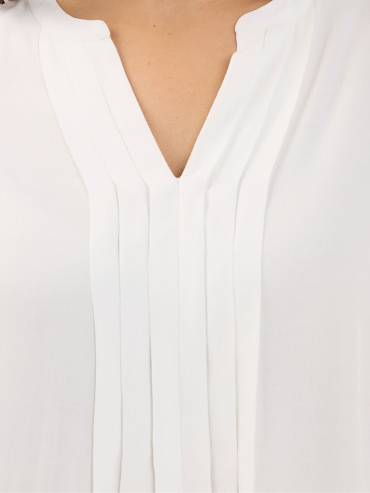 Evans Bluse mit gekerbtem Ausschnitt - Bild 4 von 4