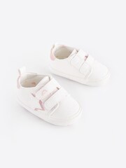 White Rainbow Two Strap Baby Trainers (0-24mths) - Image 2 of 7