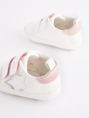 White Rainbow Two Strap Baby Trainers (0-24mths) - Image 4 of 7