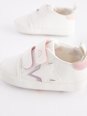 White Rainbow Two Strap Baby Trainers (0-24mths) - Image 5 of 7